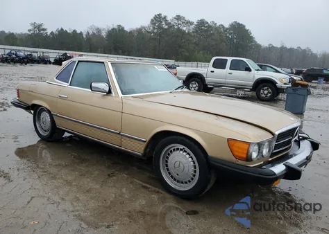1985 Mercedes-Benz 380 Sl from USA, damaged, VIN WDBBA45C9FA016084